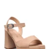 UNISA ODRAN_22_KS Heeled Sandals For Women Skin