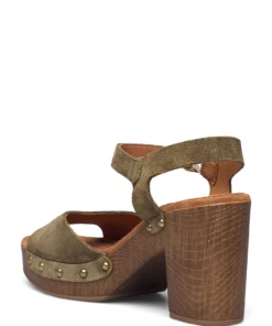 UNISA TACO_22_BS Heeled Sandals For Women Olive 8 UNISA TACO_22_BS Heeled Sandals For Women Olive -Heeled shoes Sales Store unitaco22bs colive 2