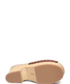 Weekend Max Mara CHIFFON Heeled Sandals For Women Tobacco -Heeled shoes Sales Store wmm55210924600 ctobacco 4